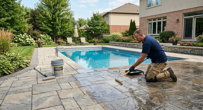 Concrete Deck Sealing in Alpharetta, GA